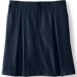 School Uniform Girls Solid Pleated Skort Top of Knee, Back