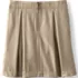 School Uniform Girls Solid Pleated Skort Top of Knee, Back