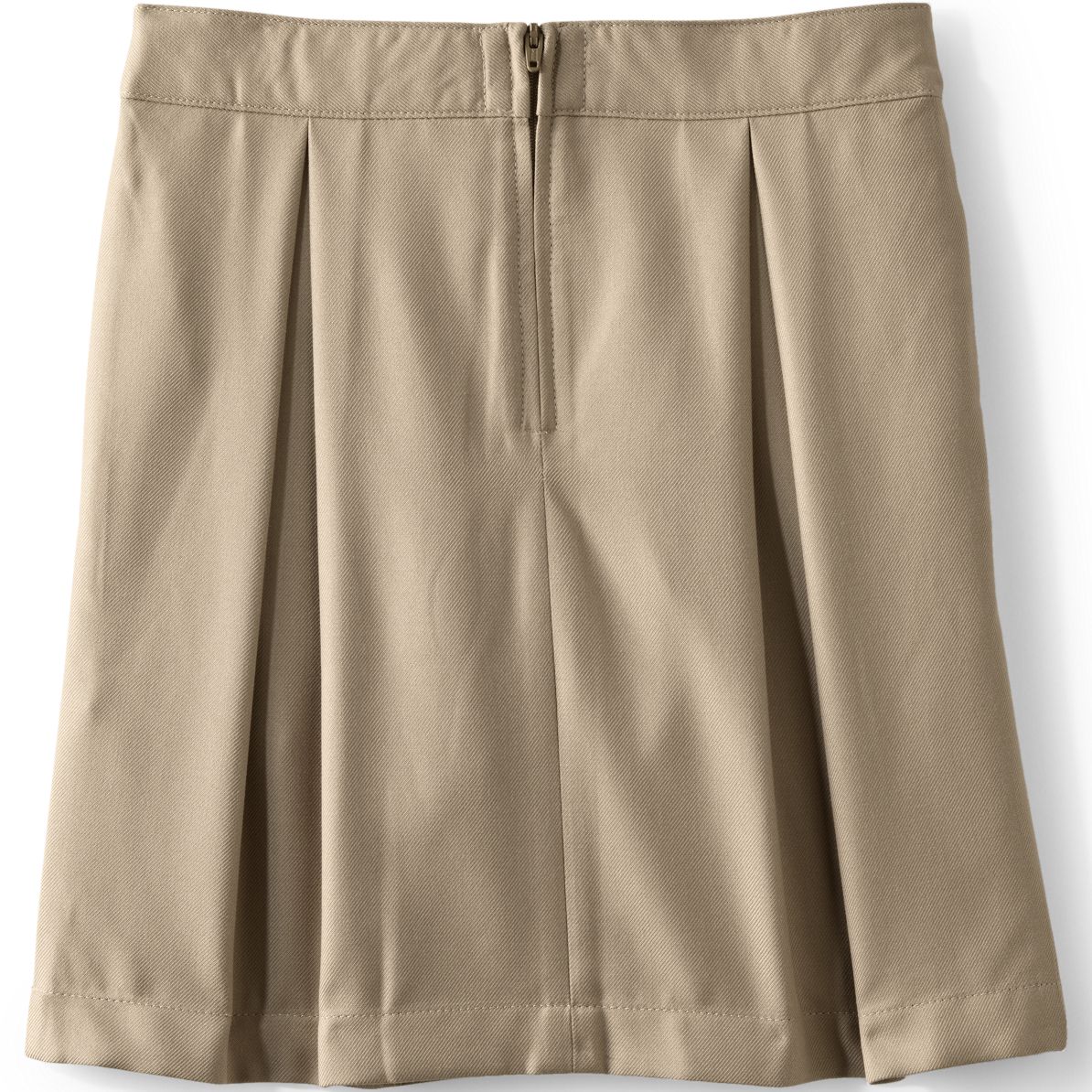 School Uniform Girls Solid Pleated Skort Top of Knee