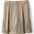 School Uniform Girls Solid Pleated Skort Top of Knee, Front