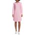 Women's Oxford Long Sleeve Button Front Shirt Dress, Front