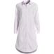 Women's Oxford Long Sleeve Button Front Shirt Dress, Front