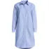 Women's Oxford Long Sleeve Button Front Shirt Dress, Front