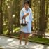 Women's Oxford Long Sleeve Button Front Shirt Dress, Top