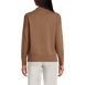 Women's Cotton Modal Long Sleeve Polo Collar Sweater, Back