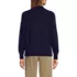 Women's Cotton Modal Long Sleeve Polo Collar Sweater, Back