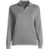 Women's Plus Size Cotton Modal Long Sleeve Polo Collar Sweater, Front