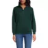 School Uniform Unisex Long Sleeve Quarter Zip Mock Neck Sweatshirt, Front