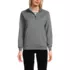 Unisex Long Sleeve Quarter Zip Mock Neck Sweatshirt, Front