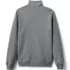 Unisex Long Sleeve Quarter Zip Mock Neck Sweatshirt, Back