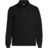 Unisex Long Sleeve Quarter Zip Mock Neck Sweatshirt, Front