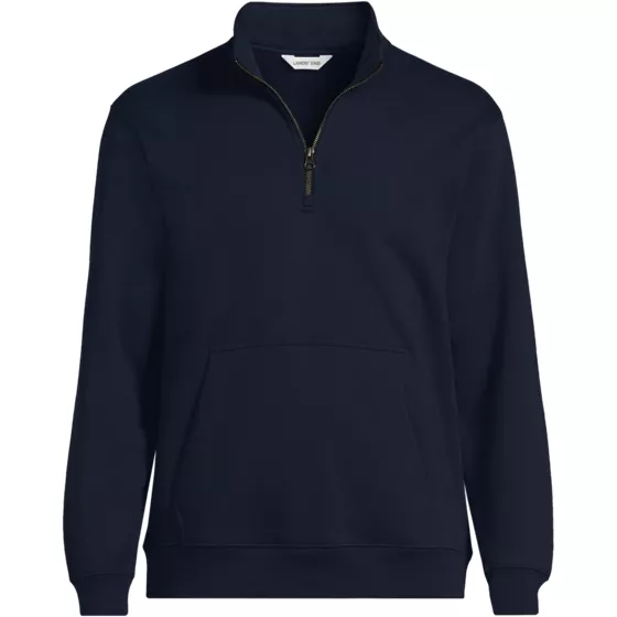 School Uniform Unisex Long Sleeve Quarter Zip Mock Neck Sweatshirt - primary