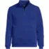 Unisex Long Sleeve Quarter Zip Mock Neck Sweatshirt, Front