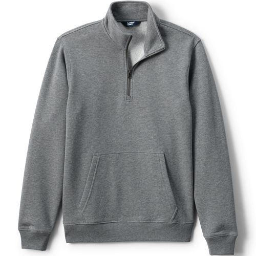 Unisex Sweater Fleece Snapneck Pullover