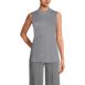 Women's Supima Micro Modal Sleeveless Mock Neck Shirt, Front