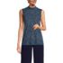Women's Supima Micro Modal Sleeveless Mock Neck Shirt, Front