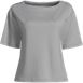 Women's Ponte Elbow Sleeve Shirt, Front