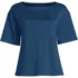 Women's Ponte Elbow Sleeve Shirt, Front