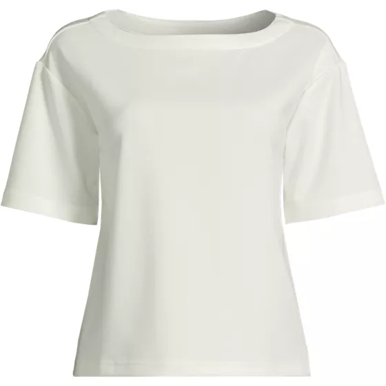 Women's Ponte Elbow Sleeve Shirt - primary