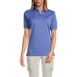 Unisex Short Sleeve Quarter Zip Textured Polo Shirt, Front