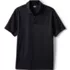 Unisex Short Sleeve Quarter Zip Textured Polo Shirt, Front