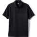 Unisex Short Sleeve Quarter Zip Textured Polo Shirt, Front