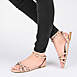 Journee Collection Women's Zendaya Criss Cross Ankle Strap Sandals, alternative image