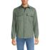 Men's Long Sleeve French Terry Shirt Jacket, Front