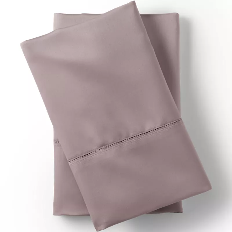 700 Thread Count Luxe Sateen Egyptian Cotton No Iron Bed Pillowcases, Front