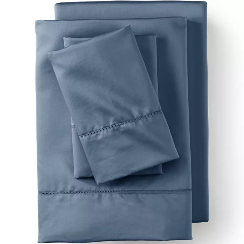 700 Thread Count Luxe Sateen Egyptian Cotton No Iron Bed Sheet Set, Front