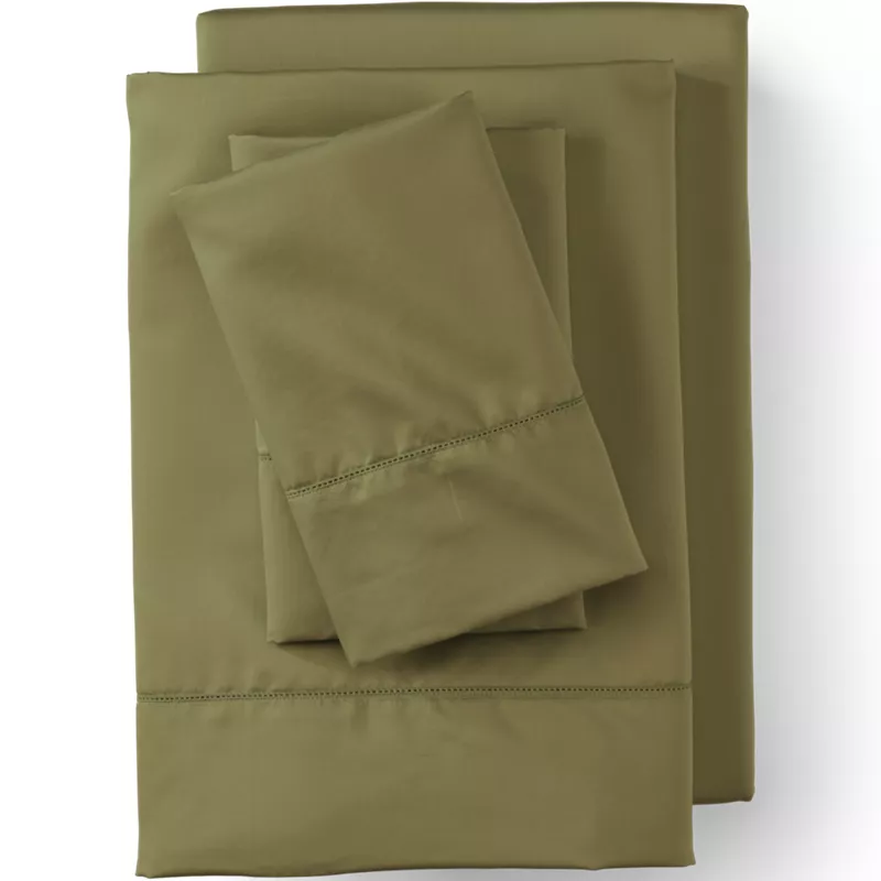 700 Thread Count Luxe Sateen Egyptian Cotton No Iron Bed Sheet Set, Front