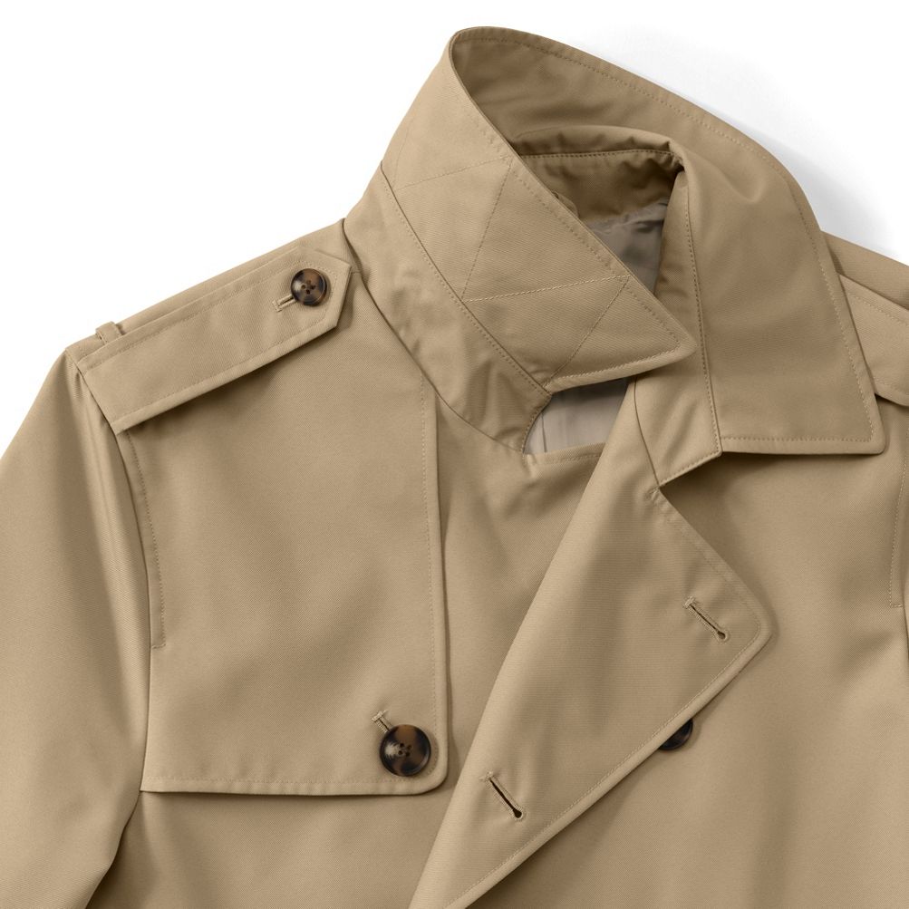 Lands end 2025 trench coat mens