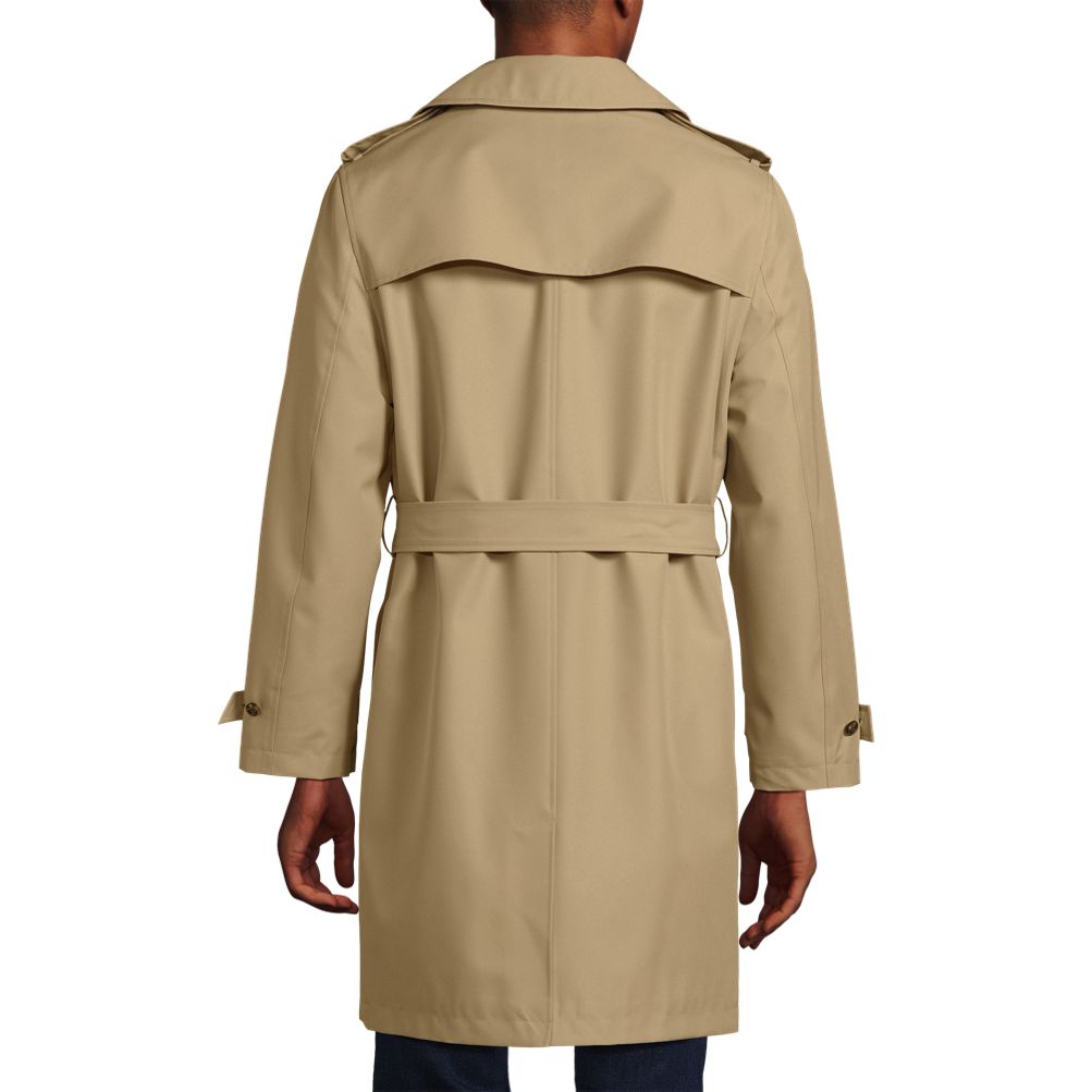 Lands end 2025 trench coat mens