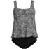 Women's Chlorine Resistant Flutter Fauxkini One Piece Swimsuit, Front