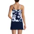 Women's V-Neck Plunge X Back Tankini Top, alternative image