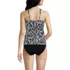 Women's V-Neck Plunge X Back Tankini Top , alternative image