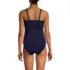 Women's V-Neck Plunge X Back Tankini Top , alternative image