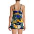 Women's V-Neck Plunge X Back Tankini Top, alternative image