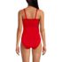 Women's V-Neck Plunge X Back Tankini Top, alternative image