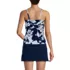Women's D-Cup V-Neck Plunge X Back Tankini Top , alternative image