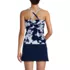 Women's V-Neck Plunge X Back Tankini Top, Back