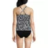 Women's V-Neck Plunge X Back Tankini Top , Back