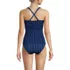 Women's V-Neck Plunge X Back Tankini Top , Back