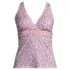 Women's V-neck Plunge X Back Tankini Top , Front