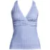 Women's D-Cup V-neck Plunge X Back Tankini Top , Front