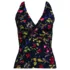 Women's D-Cup V-Neck Plunge X Back Tankini Top , Front