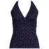Women's V-Neck Plunge X Back Tankini Top , Front
