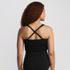 Women's V-Neck Plunge X Back Tankini Top, Back