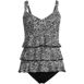 Women's Chlorine Resistant Ruffle Fauxkini One Piece Swimsuit, Front