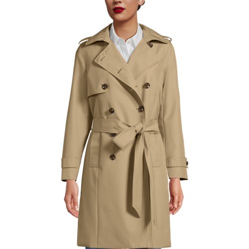 Lands end trench 2025 coat womens